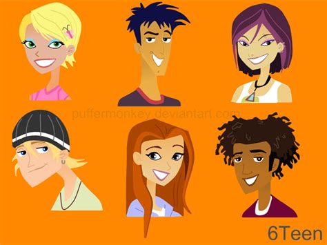 6teen characters|6teen characters names.